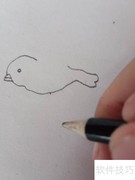 如何画飞翔的小鸟