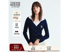 TEENIE WEENIE小熊秋假翻领开衫5折特惠