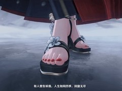 鸣潮新角色绯雪PV发布：雪境巫女持朱绳太刀战妖魔