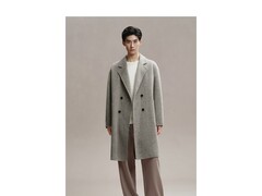 太平鸟冬季男装毛大衣低至117元