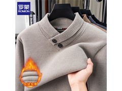 罗蒙仿雪貂绒加绒毛衣64元