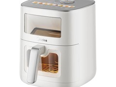 美的双可视新风炎烤空气炸锅低至439元