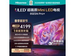京东促销海信85E5N PRO+，到手价4783.5