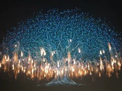 浏阳无人机烟花秀创双项世界纪录