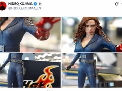 小岛秀夫晒黑寡妇手办致敬娜塔莎