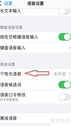 讯飞输入法开启个性化语音指南