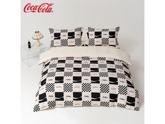 京东可口可乐磨毛三件套低至36元