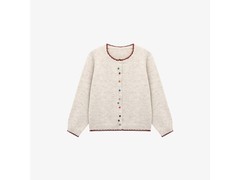 百家好复古针织开衫124元