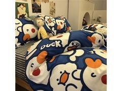 AVIVI小萌鸭磨毛被套直降50%