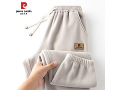 皮尔·卡丹摇粒绒长裤49.9元