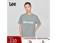 Lee字母印花T恤79元