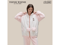 TEENIE WEENIE小熊刺绣加厚睡衣套装