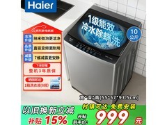海尔10kg直驱变频波轮洗衣机