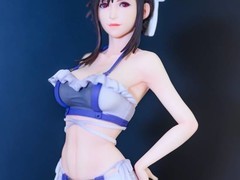 史克威尔艾尼克斯发布FF7：重生蒂法泳装与爱丽丝1/4手办
