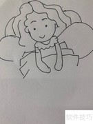 拇指姑娘简笔画教程