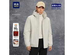 海澜连帽羽绒服京东5折，仅244元！