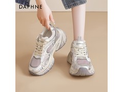 达芙妮银色老爹鞋74元