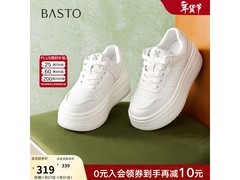 百思图春季加绒女板鞋直降276元