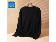 真维斯男士高领黑毛衣到手仅29.5元