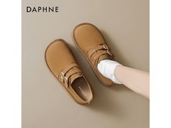 达芙妮真皮勃肯鞋76.1元