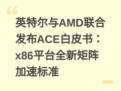 英特尔与AMD联合发布ACE白皮书：x86平台全新矩阵加速标准