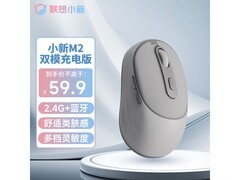 联想小新M2灰色双模鼠标，到手价59.7元