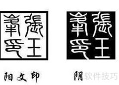 阴文印与阳文印的区别解析