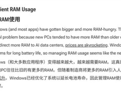 内存涨价逼退装机用户，Win11小内存优化迫在眉睫