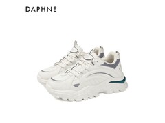 达芙妮女款透气小白鞋低至69.9元