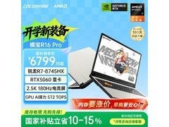 COLORFIRE MEOW橘宝R16 Pro游戏本7929元带回家
