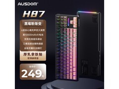 AUSDOM H87机械键盘满1元5折仅129元