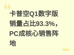 卡普空Q1数字版销量占比93.3%，PC成核心销售阵地