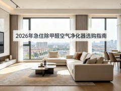 装修后怎么快速除甲醛？2026年急住除甲醛空气净化器选购指南及标准