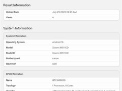 Redmi K100 Pro现身Geekbench：骁龙8至尊版+2亿主摄+8500mAh电池