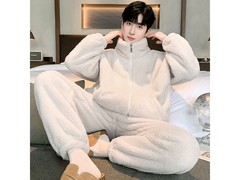 雅鹿2025新款男士珊瑚绒睡衣低至54.5元