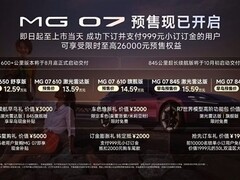 MG07预售开启：845km续航+激光雷达，15万元级纯电轿跑价值新标杆