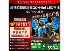 雷鸟65英寸4K电视鹤7 PRO 低至3858元