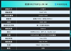 优派VX27G81J-2K-W显示器评测：主流价位纯白显示器理想之选