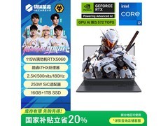 机械革命极光X游戏本，补贴后5599.2