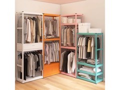 峰阳双层落地挂衣架，京东直降80带回家