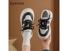 达芙妮厚底小白鞋京东低至99.9元