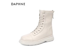 达芙妮加绒白马丁靴99.9