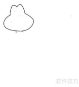 斑点恐龙简笔画教程