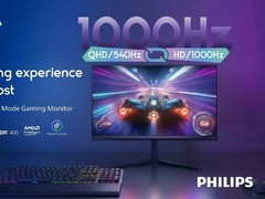 真正1000Hz猛兽：飞利浦EVNIA推出全球首款1000Hz双模游戏显示器27M2N5500XD