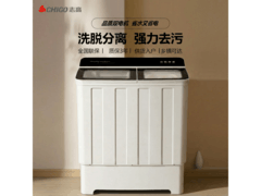 志高20公斤双桶洗衣机，到手仅508元！
