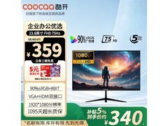 酷开23英寸显示器热卖，到手314元
