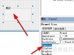 VB设置控件标题方法