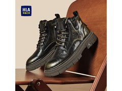 海澜论坛机车复古工装靴1件5折139元