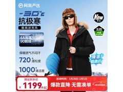 网易严选鹅绒派克羽绒服，活动低至999元