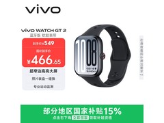 vivo WATCH GT 2原点黑手表，优惠低至424元